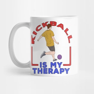 Kickball is My Therapy Mug